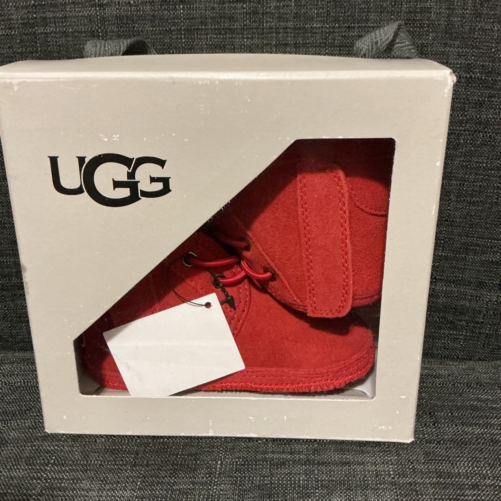 UGG Vibrant Red Infant Booties